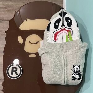 Bathing Ape Bape OG Panda Fleece size S